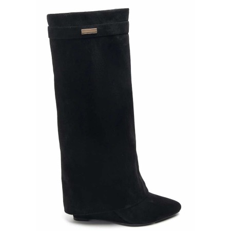 CHAUSSURES FEMME BOTTES HAUTES MISS CLAUDIA NOIR