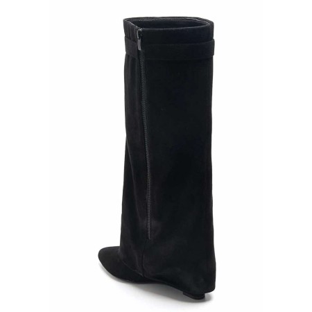 CHAUSSURES FEMME BOTTES HAUTES MISS CLAUDIA NOIR