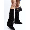 CHAUSSURES FEMME BOTTES HAUTES MISS CLAUDIA NOIR