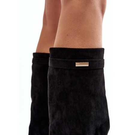 CHAUSSURES FEMME BOTTES HAUTES MISS CLAUDIA NOIR