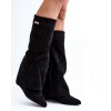 CHAUSSURES FEMME BOTTES HAUTES MISS CLAUDIA NOIR