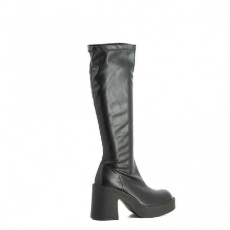 CHAUSSURES FEMME BOTES MI HAUTES NOIR MISS CARA