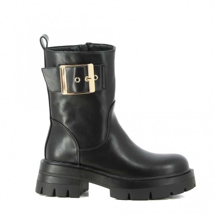 CHAUSSURES FEMME BOTTES BOTTINES BOUCLE MISS BAOLI