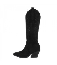 BOTTES WESTERN HAUTES MISS LARISSA NOIR TAILLE 39