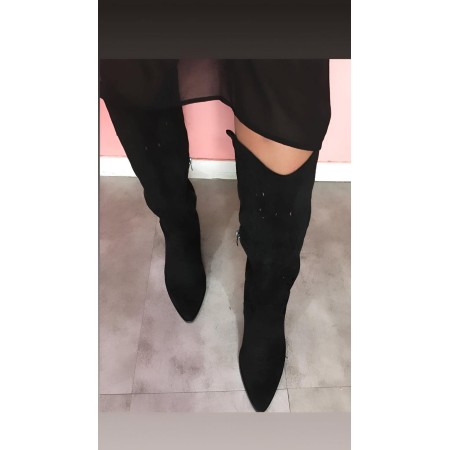 BOTTES WESTERN HAUTES MISS LARISSA NOIR TAILLE 39