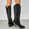 BOTTES WESTERN GLAM MISS WENDY NOIR