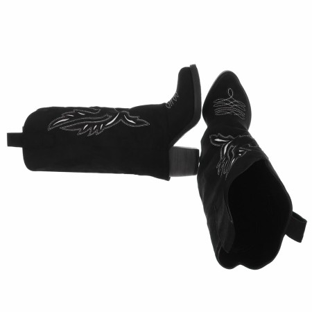BOTTES MI-HAUTES WESTERN MISS CARLA NOIR