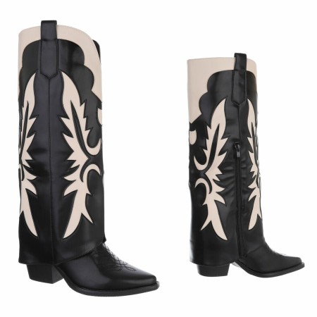 BOTTES WESTERN GLAM MISS WANDA NOIR