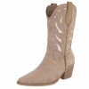 BOTTINES WESTERN GLAM MISS MIA BEIGE