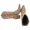 BOTTINES WESTERN GLAM MISS MIA BEIGE