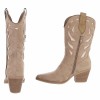 BOTTINES WESTERN GLAM MISS MIA BEIGE