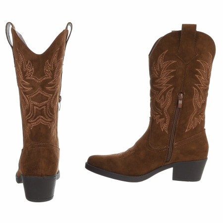 BOTTINES WESTERN GLAM MISS MINDIE CAMEL