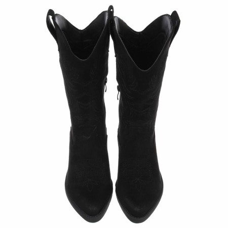 BOTTINES WESTERN GLAM MISS MINDIE NOIR