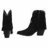 BOTTINES WESTERN GLAM MISS MAURINE NOIR FRANGES