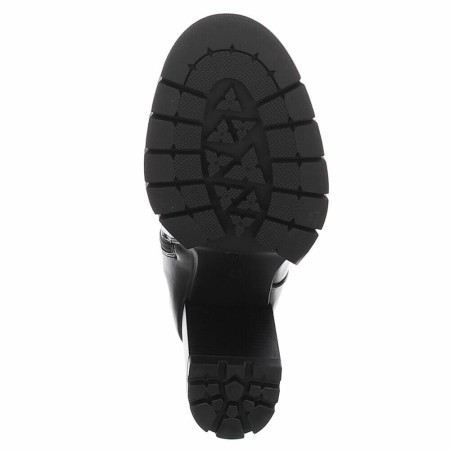 CHAUSSURES FEMME BOTTES HAUTES TALON CARRE HAUT MISS MISSY NOIR