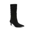 BOTTINES PLISSEES BOUT POINTUE PETIT ET ELEGANT MISS IRIS NOIR