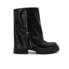 BOTTINES TENDANCE AVEC ZIP LATERAL MISS CARLA NOIR