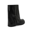 BOTTINES TENDANCE AVEC ZIP LATERAL MISS CARLA NOIR