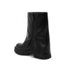 BOTTINES TENDANCE AVEC ZIP LATERAL MISS CARLA NOIR
