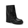 BOTTINES TENDANCE AVEC ZIP LATERAL MISS CARLA NOIR