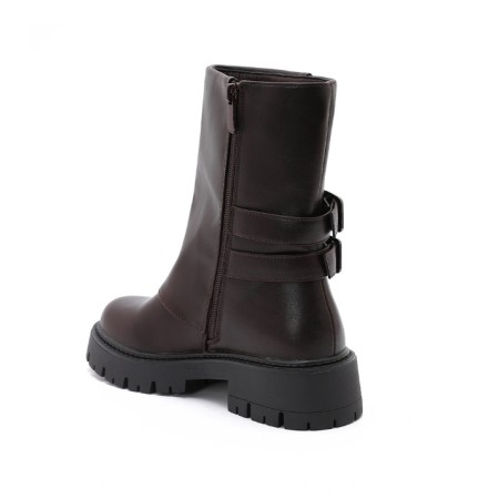 BOTTINES REVERS ET BOUCLES MISS RANDA CHOCO