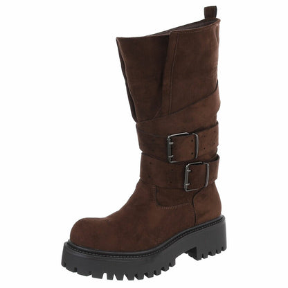 CHAUSSURES FEMME BOTTES MISS AVA CHOCO MARRON