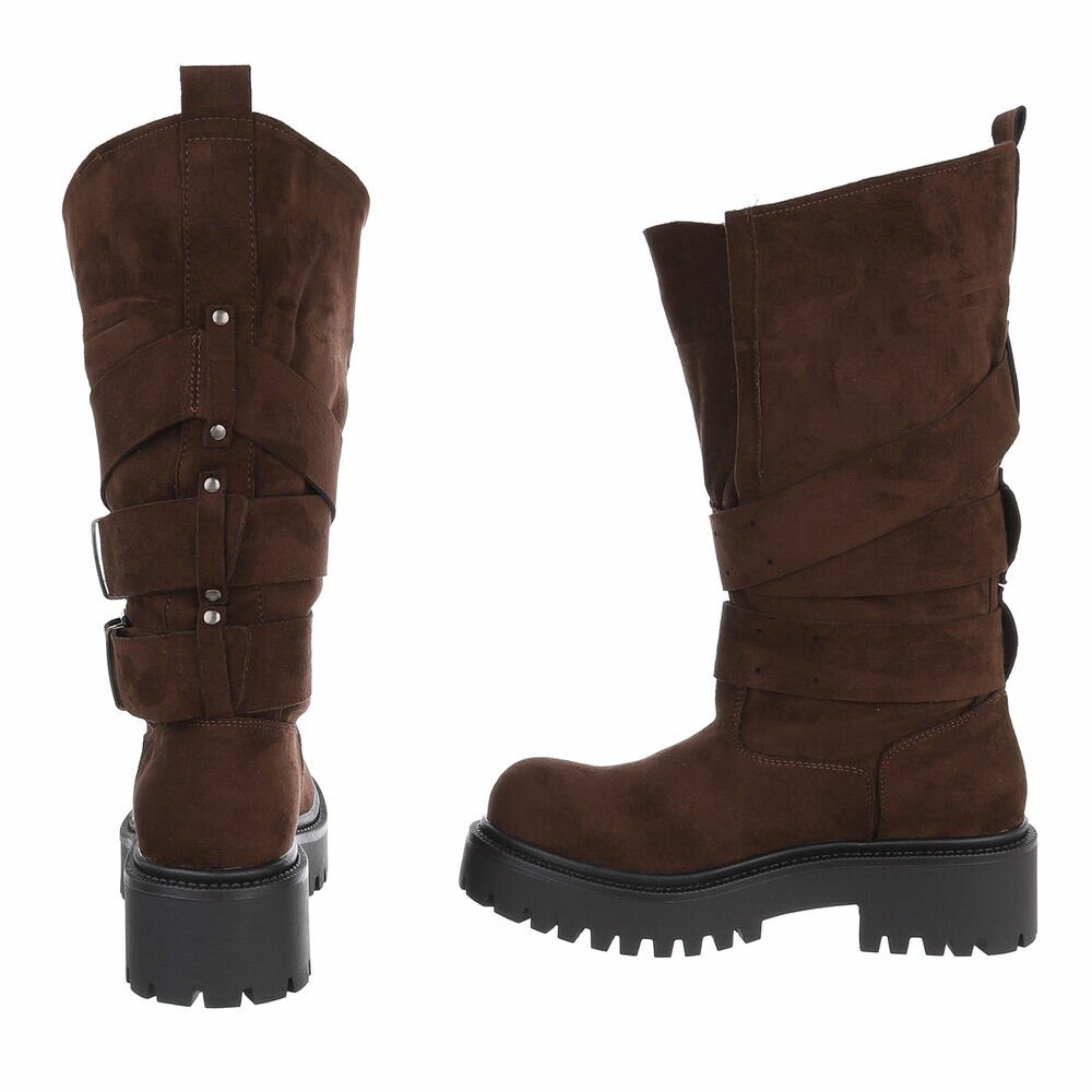 CHAUSSURES FEMME BOTTES MISS AVA CHOCO MARRON
