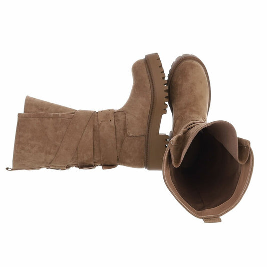 CHAUSSURES FEMME BOTTES MISS AVA TAUPE