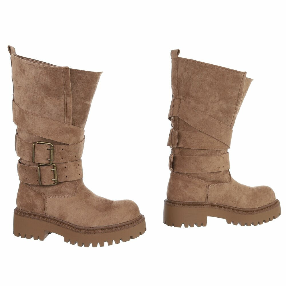 CHAUSSURES FEMME BOTTES MISS AVA TAUPE