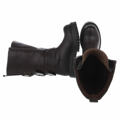 CHAUSSURES FEMME BOTTES MISS AVA CHOCO SIMICUIR