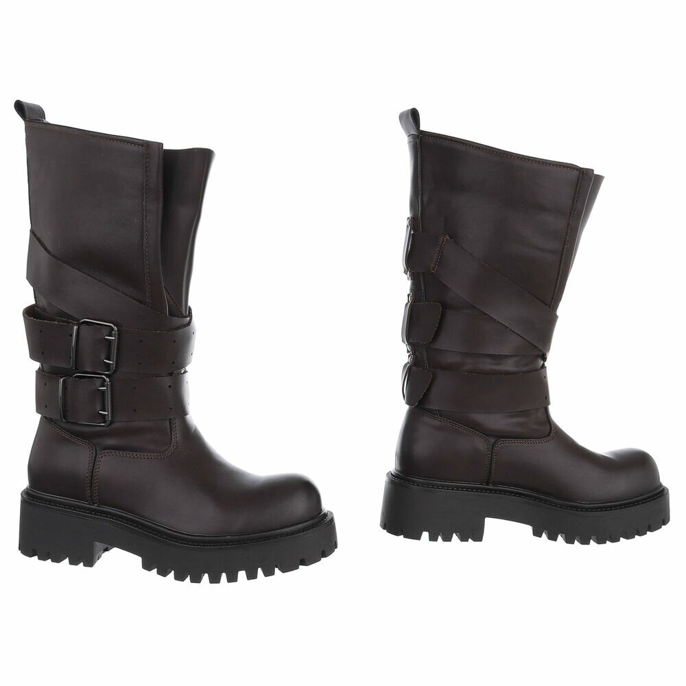 CHAUSSURES FEMME BOTTES MISS AVA CHOCO SIMICUIR
