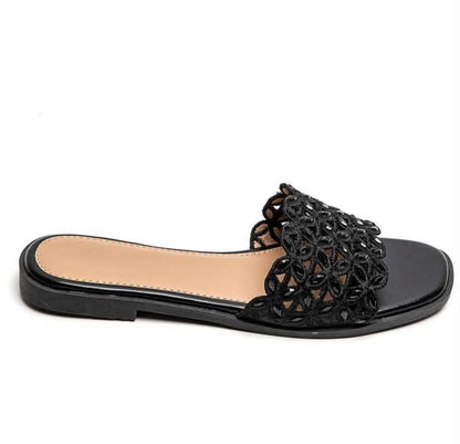 Sandales Bijoux "Éclat d'Été" – noir, Chic et Confortables