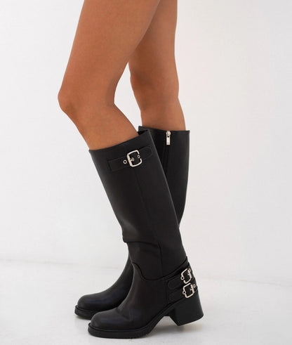 CHAUSSURES FEMME BOTTES CAVALIERE MISS JOYCE NOIR