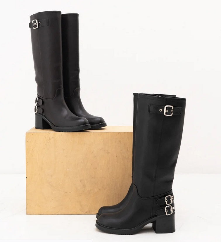 CHAUSSURES FEMME BOTTES CAVALIERE MISS JOYCE NOIR