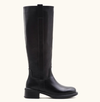 CHAUSSURES FEMME BOTTES HAUTES TUBULAIRES MISS ZOEY NOIR