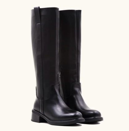 CHAUSSURES FEMME BOTTES HAUTES TUBULAIRES MISS ZOEY NOIR