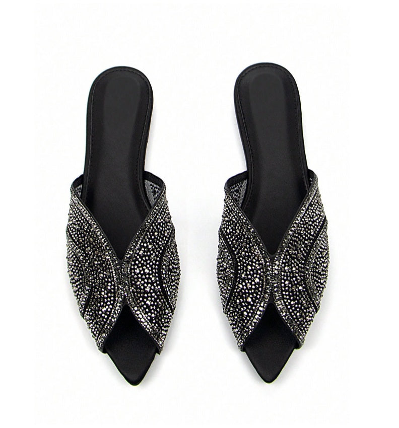 Mules strass habillée soirée miss stella