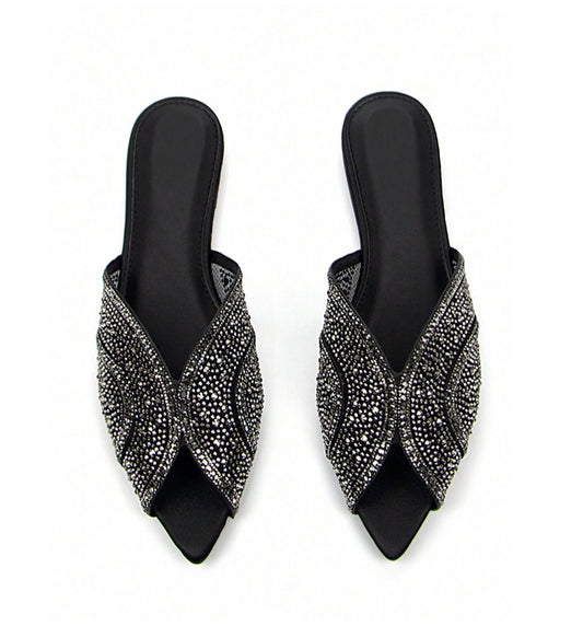 Mules strass habillée soirée miss stella