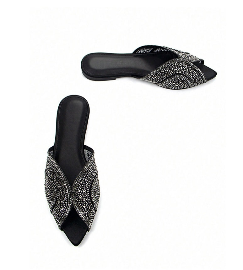 Mules strass habillée soirée miss stella