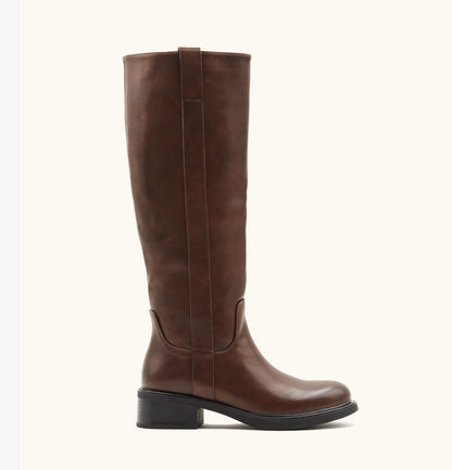 CHAUSSURES FEMME BOTTES HAUTES TUBULAIRES MISS ZOEY MARRON