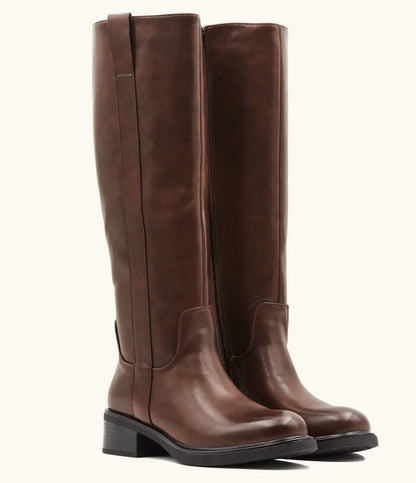 CHAUSSURES FEMME BOTTES HAUTES TUBULAIRES MISS ZOEY MARRON
