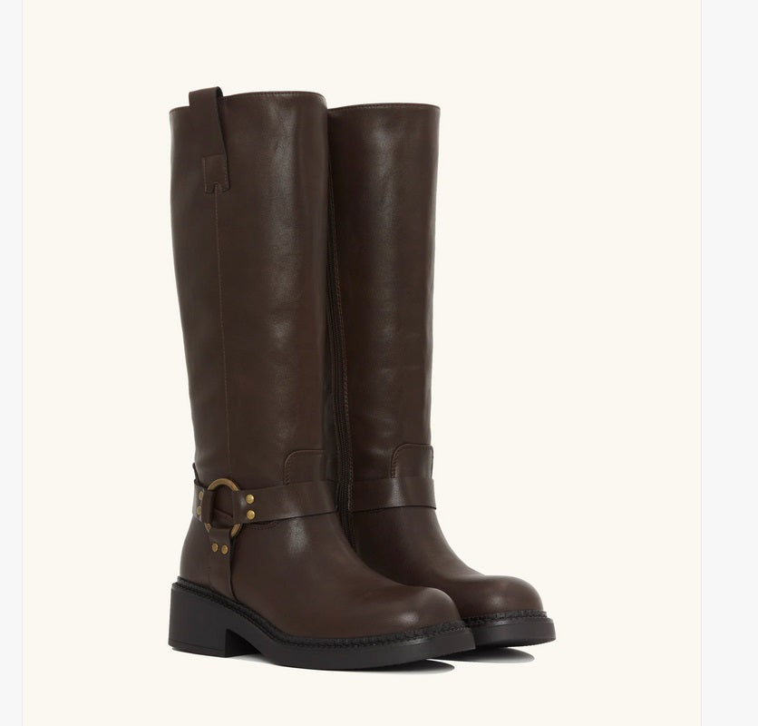 CHAUSSURES FEMME BOTTES HAUTES MISS ABBY MARRON