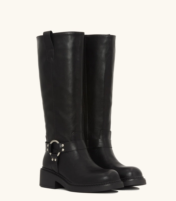 CHAUSSURES FEMME BOTTES HAUTES MISS ABBY NOIR