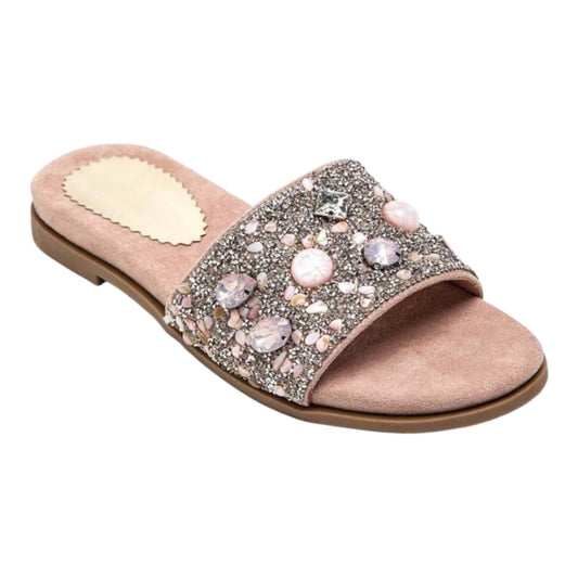 sandales Mules "– Rose bonbon& Bijoux Scintillants
