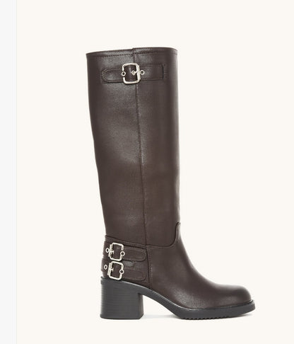 CHAUSSURES FEMME BOTTES CAVALIERE MISS JOYCE MARRON