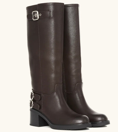 CHAUSSURES FEMME BOTTES CAVALIERE MISS JOYCE MARRON