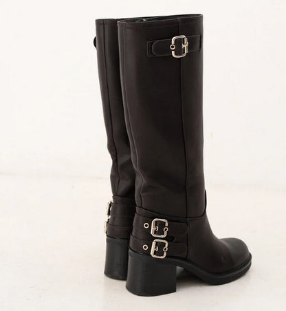 CHAUSSURES FEMME BOTTES CAVALIERE MISS JOYCE MARRON