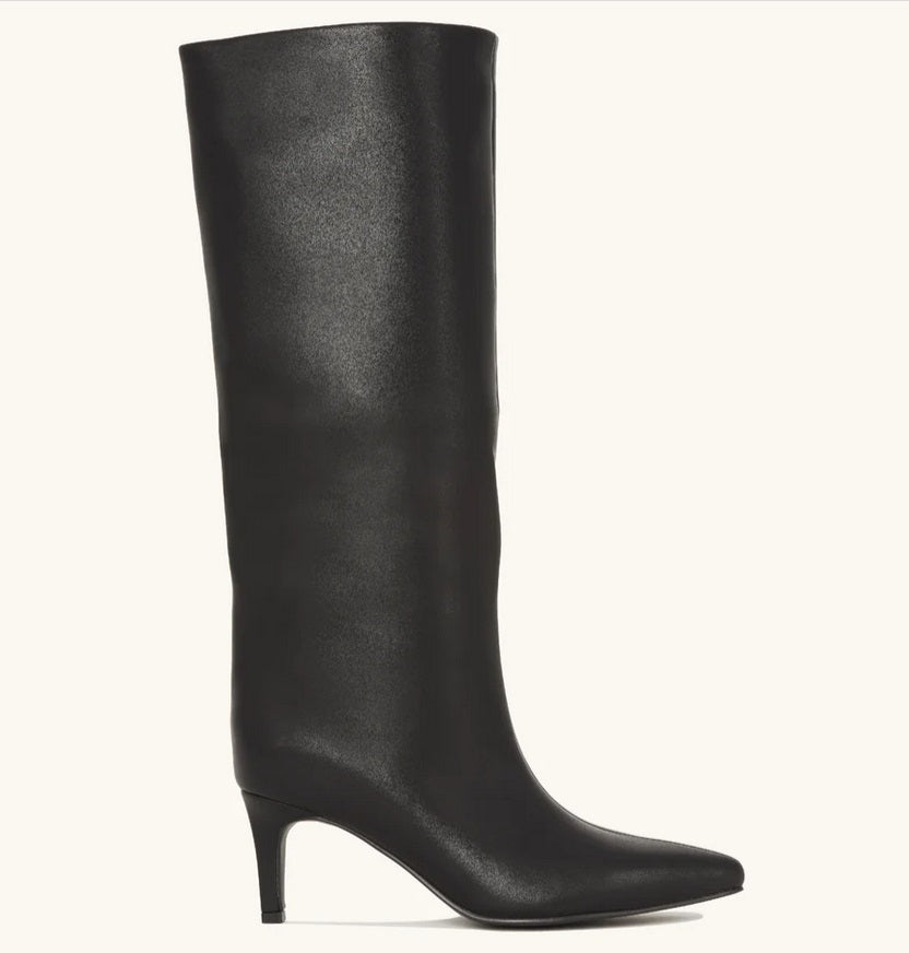 CHAUSSURES FEMME BOTTES NOIR TALON FIN MISS TESSA NOIR