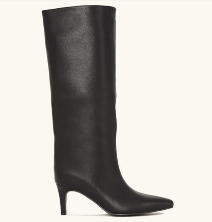 CHAUSSURES FEMME BOTTES NOIR TALON FIN MISS TESSA NOIR
