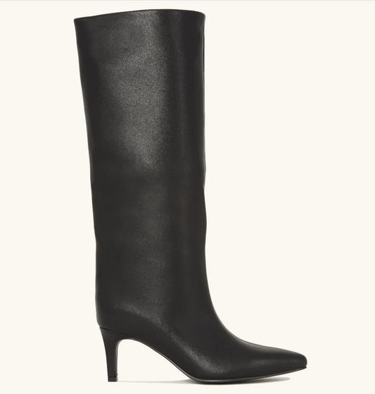 CHAUSSURES FEMME BOTTES NOIR TALON FIN MISS TESSA NOIR